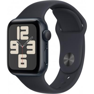 Apple Watch SE 2 44mm Midnight Aluminum Case with Midnight Sport Band (M/L) (MRE93) 2023